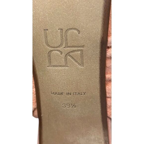 ULLA JOHNSON Lucia Ruched High Heel In Henna NWB Size 39 1/2 - Picture 8 of 9